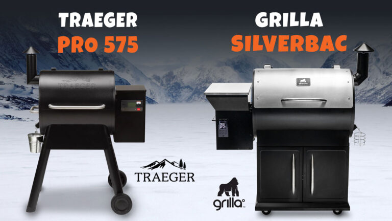 Traeger Pro 575 vs Grilla Grills Silverbac Alpha Connect