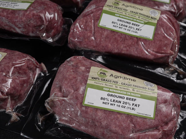 Agridime 100% Grass-Fed & Finished Ground Beef