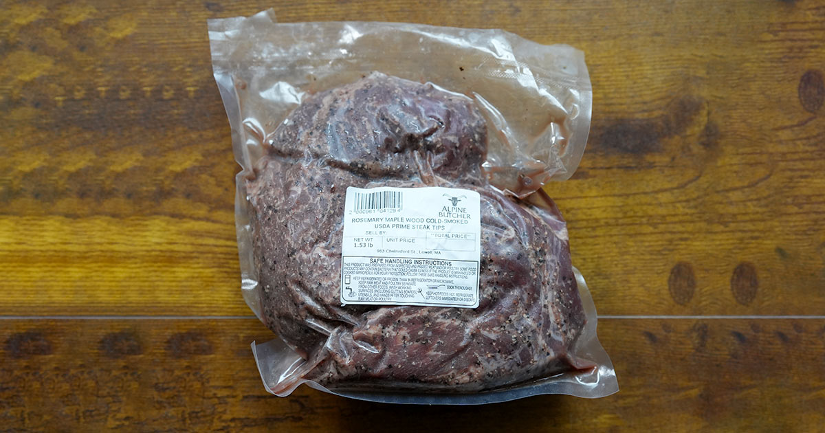 Alpine Butcher Review – Premium Cuts Since 1913 but Still Worth It? | Timbo's Food Box Alpine Butcher Rosemary Maple Wood Cold Smoked Steak Tips