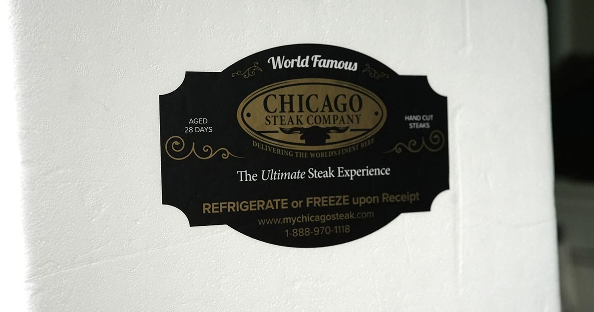 Chicago Steak Company Foam Cooler