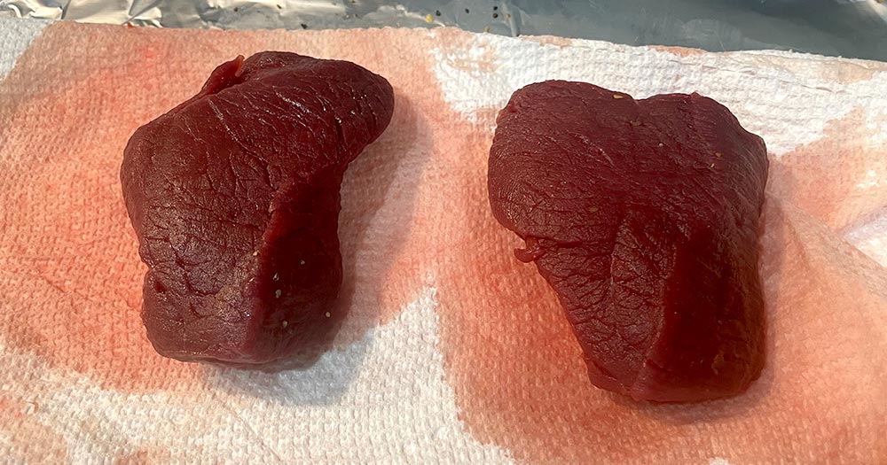 Force of Nature Raw Venison Medallions