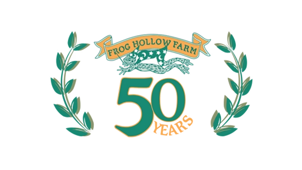 Frog Hollow Farm 50th anniversary logo