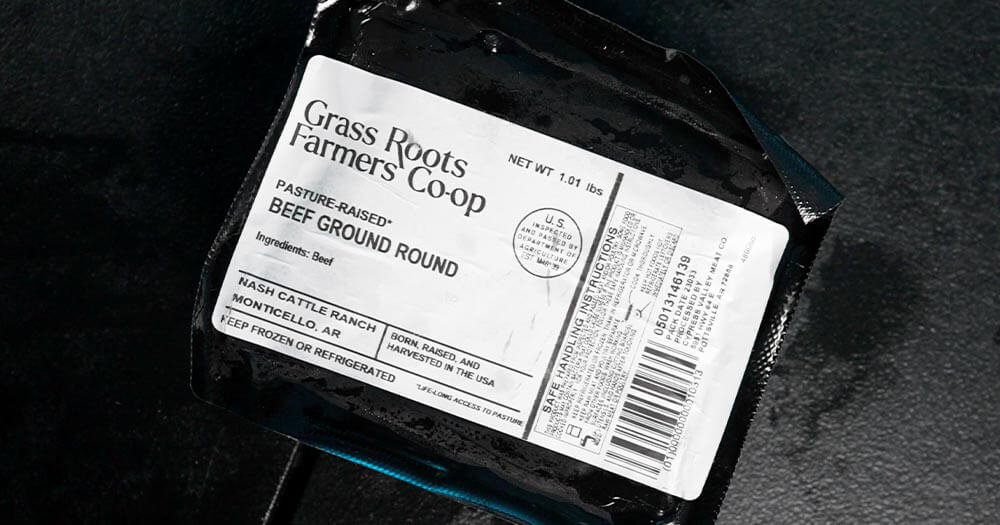 Grass Roots Farmers Cooperative Beef Ground Round