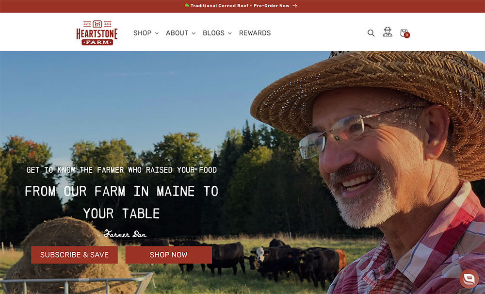 Heartstone Farm Website Review