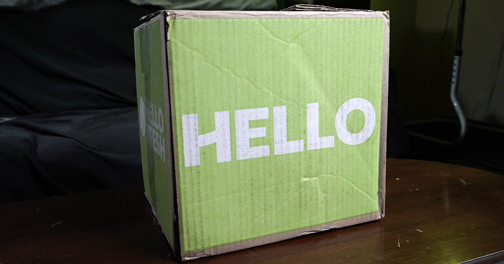 HelloFresh Meal Kit Box