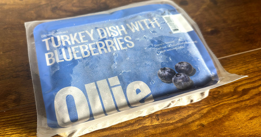 Ollie Slow Cooked Turkey Dish with Blueberries