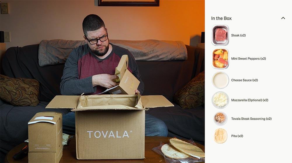 Tovala Steak Meal Unboxing