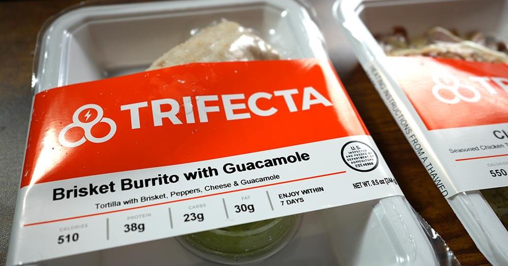 Trifecta Brisket Burrito with Guacamole