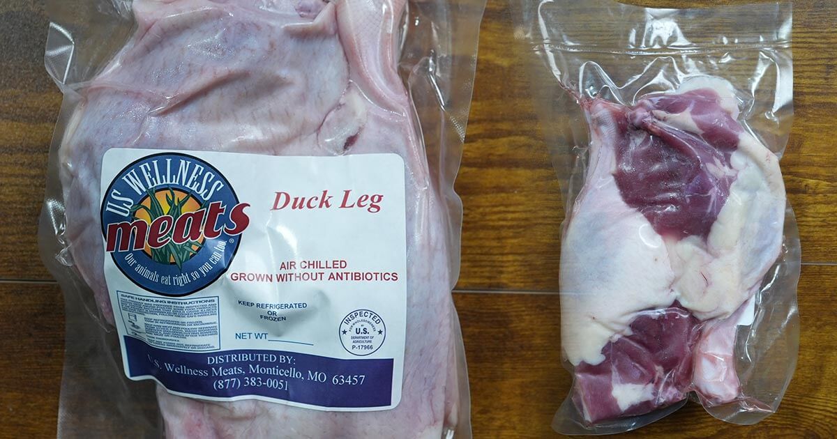 Pasture-Raised Duck Leg Quarters - US Wellness Meats