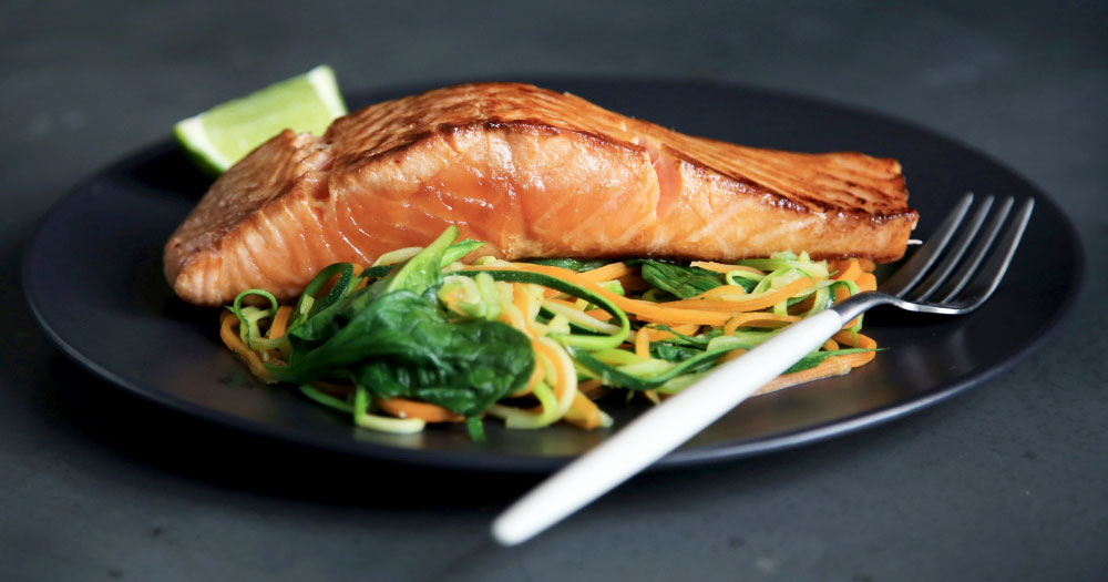 Wild Sockeye Salmon Dish